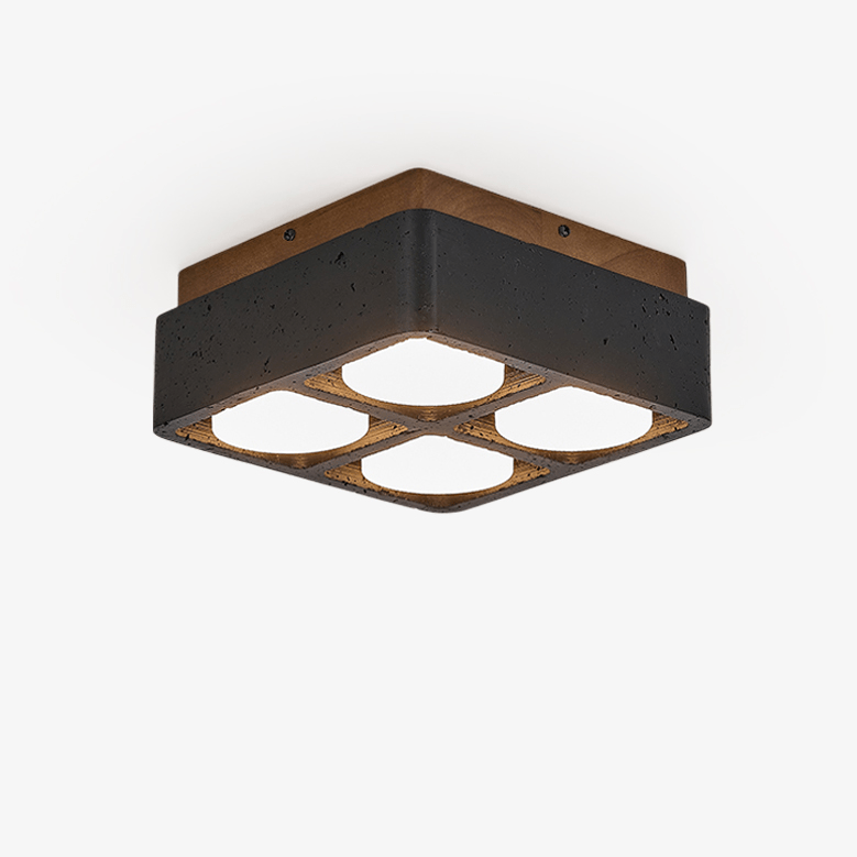 Multi Spot Square Ceiling Light