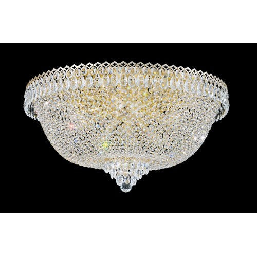 Camelot Razzle Dazzle Gold Clear Ceiling Light