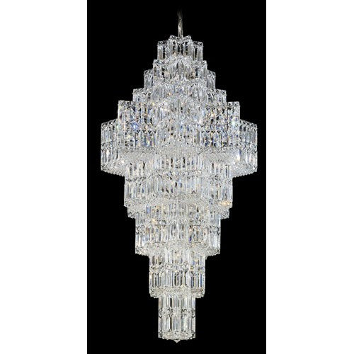 Silver 63-Light Clear Gemcut Pendant