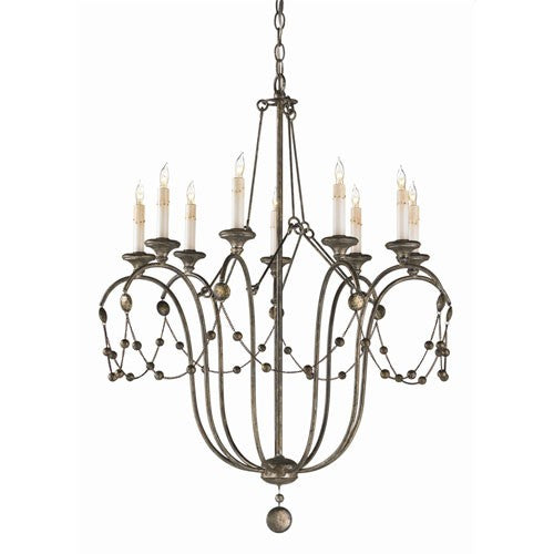 Leaf Nine-Light Chandelier