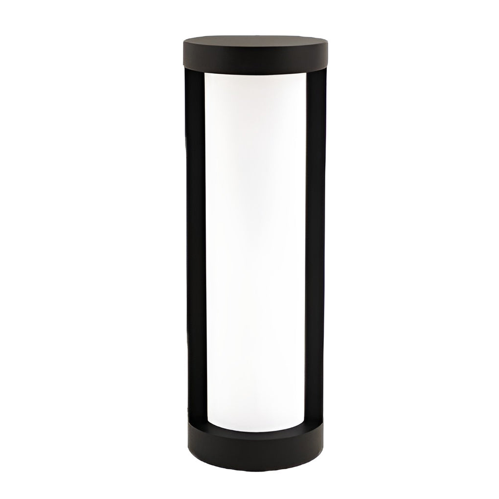 Circular Waterproof LED Solar Black Contemporary Exterior Pathway Lights, outdoor light, detail angle 7, Tianguang Select
