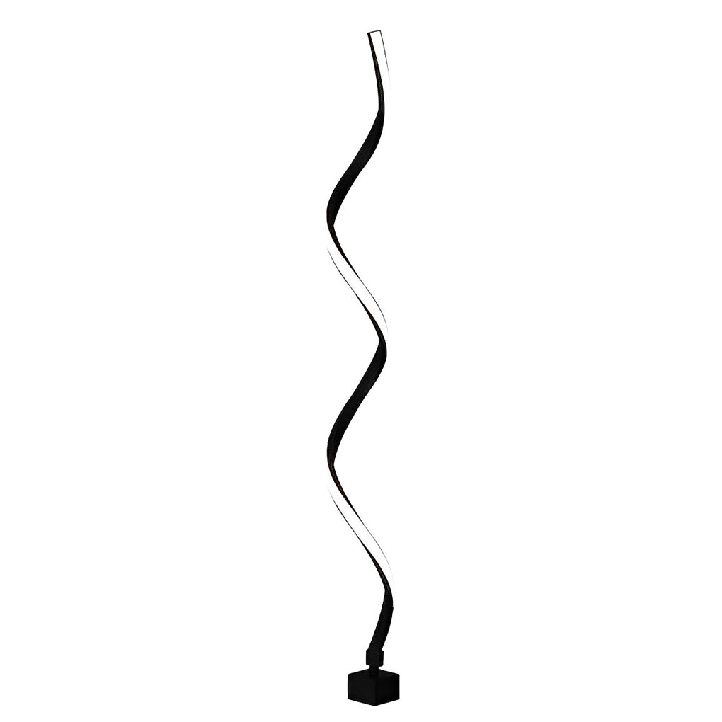 Creative Twisted Seaweed Shaped Waterproof LED Contemporary Solar Lawn, lighting fixture, detail angle 11, Tianguang Select