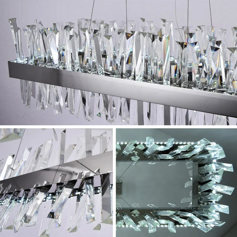 Calvi Crystal Dining Room Light Fixture Chandelier