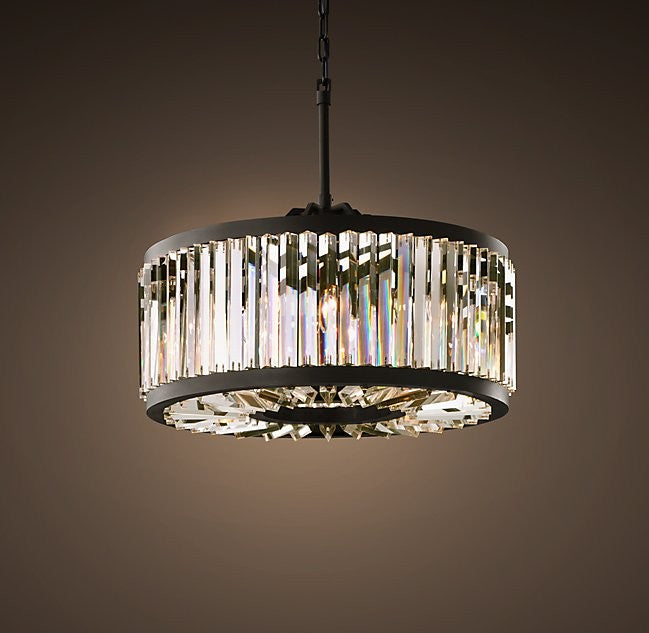 Lights Luxurious Round Crystal Chandelier