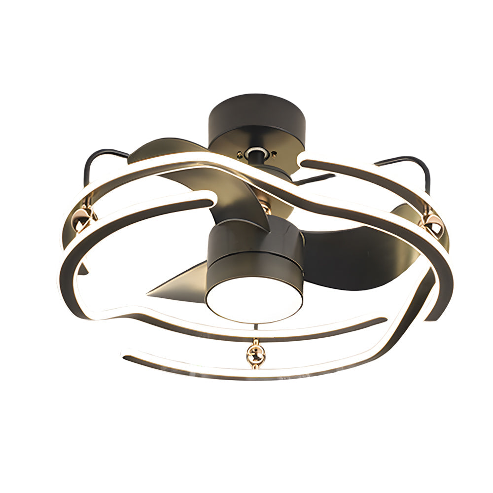 23.6-Inch Low Profile Ceiling Fan with Light