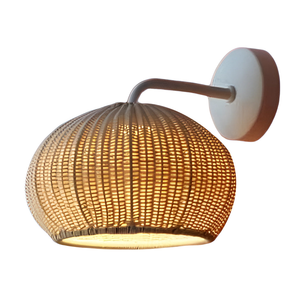 Lantern Shaped Waterproof Rattan Outdoor Chandelier