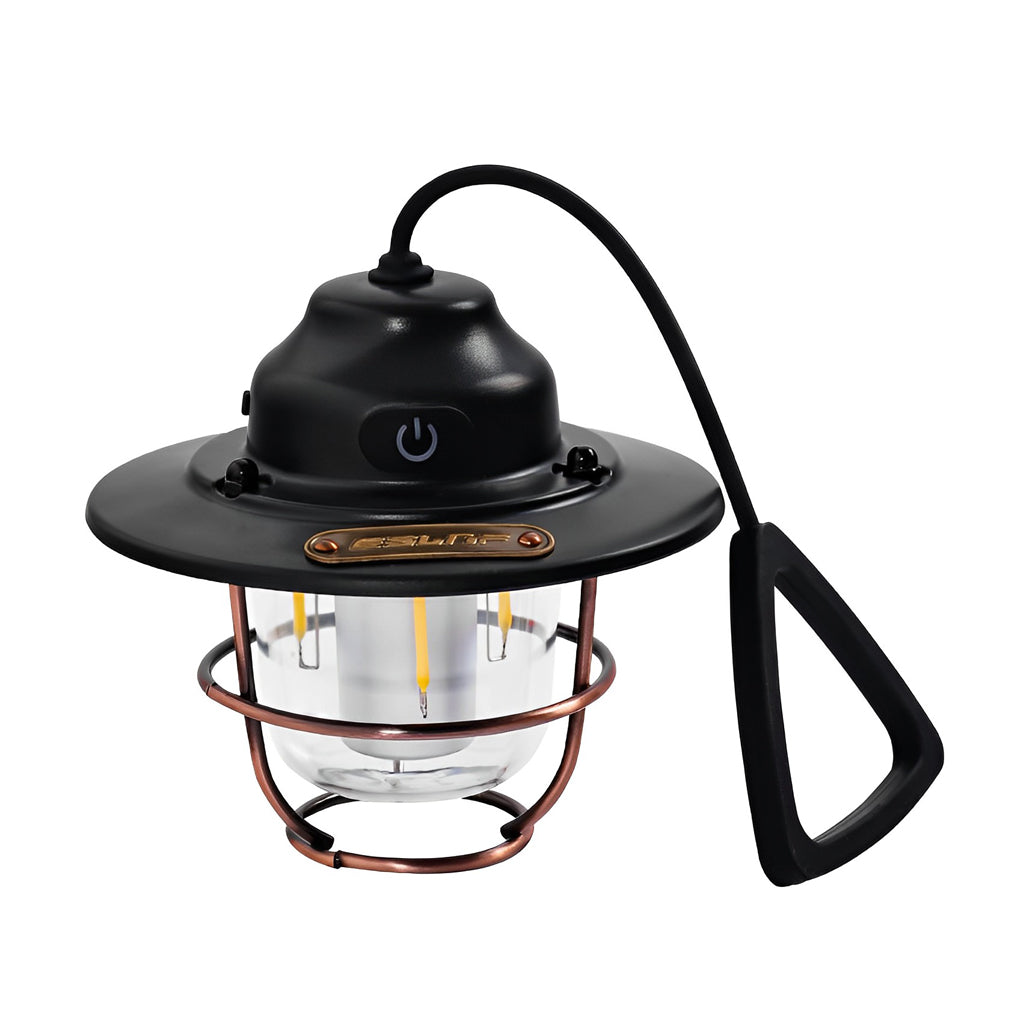 Circular LED Waterproof USB Rechargeable Retro Exterior Light Camping Lamp, Outdoor Wall Light, detail 11