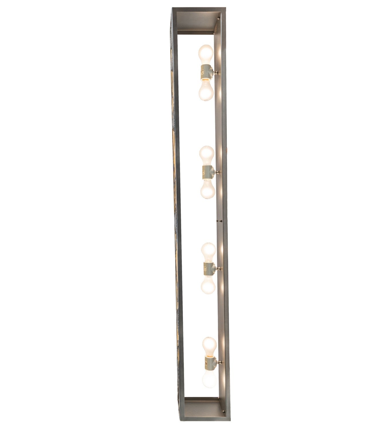 Skier 63 Inch 8-Light 6.50" Pewter Wall Sconce detail view 6
