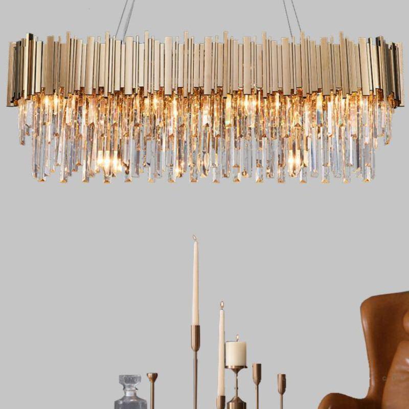 Gio Crystal Kitchen Island Chandelier