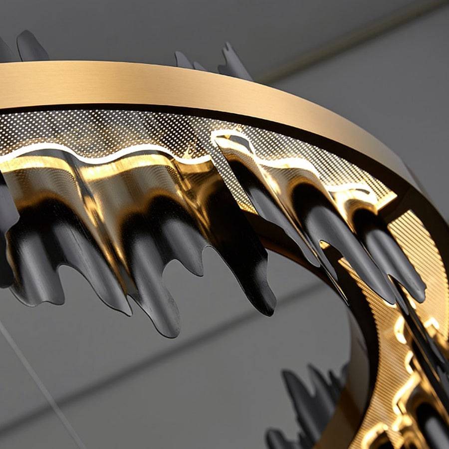 Nera 2-Tier Modern Ring Chandelier
