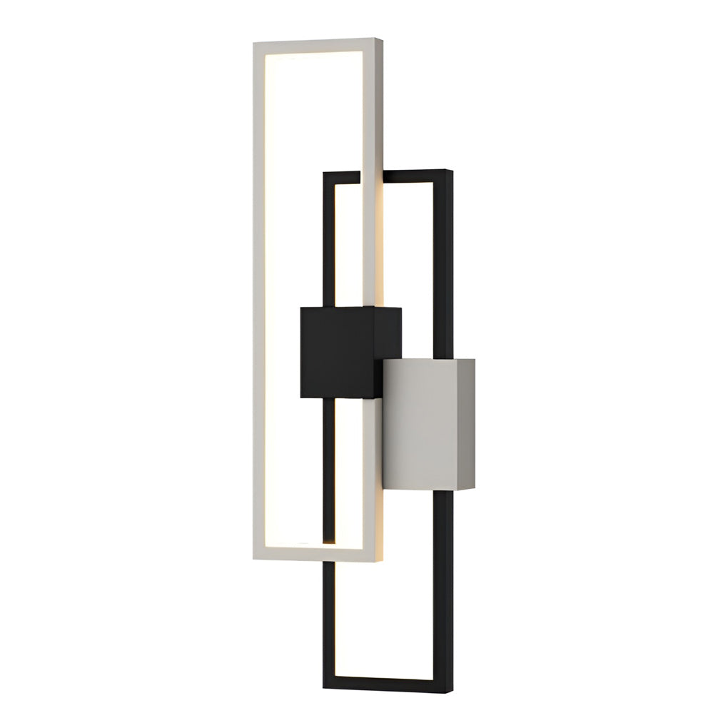 Rectangular Three-color Light LED Nordic Wall Sconce