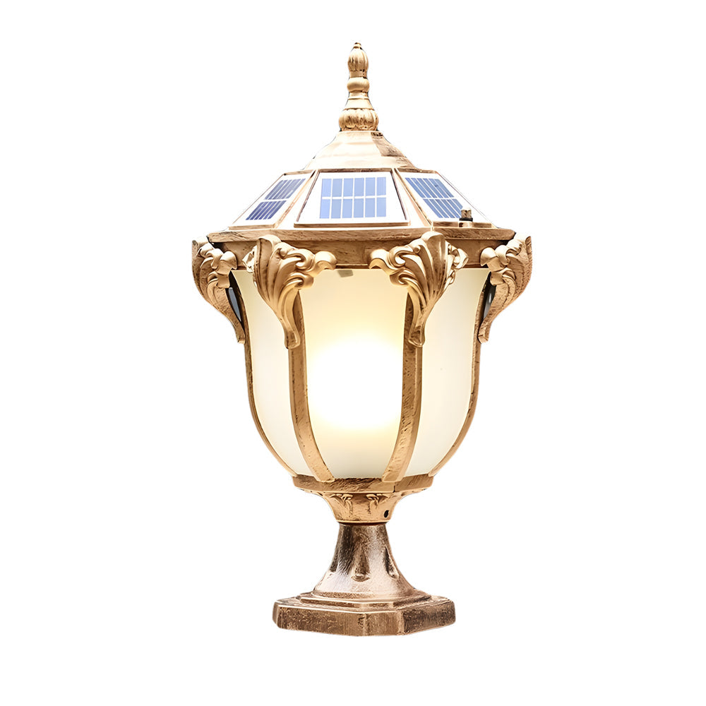 14.6-/17.7-inch H Black/Bronze Solar Light
