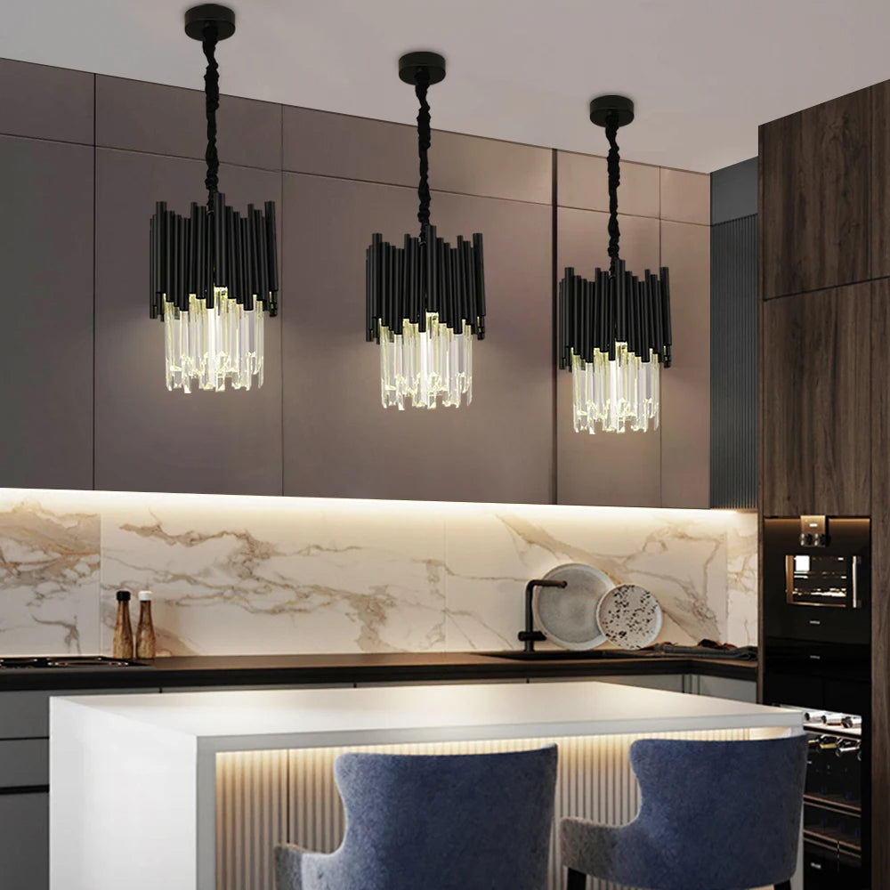 Vigo 12" Crystal Kitchen Island Light