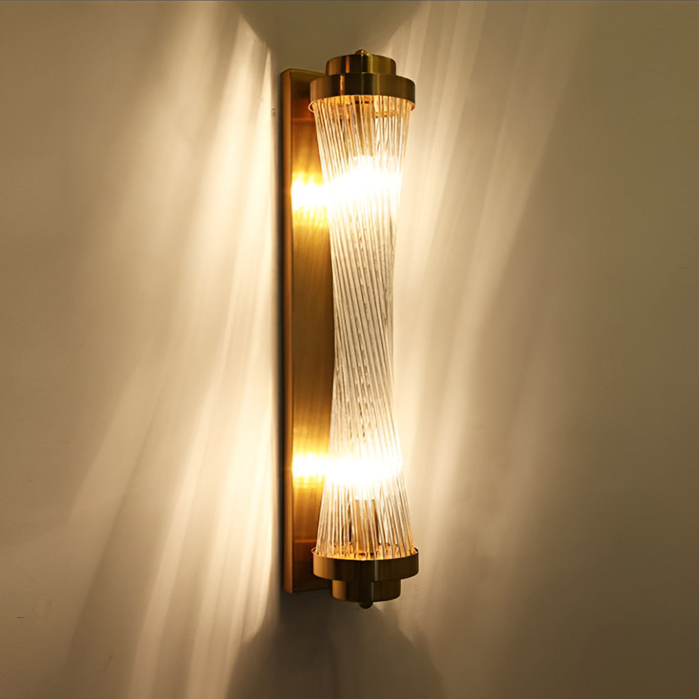 Adjustable Warm White Light LED Crystal Golden Nordic Wall Light, Bedroom Wall Sconce, detail 7