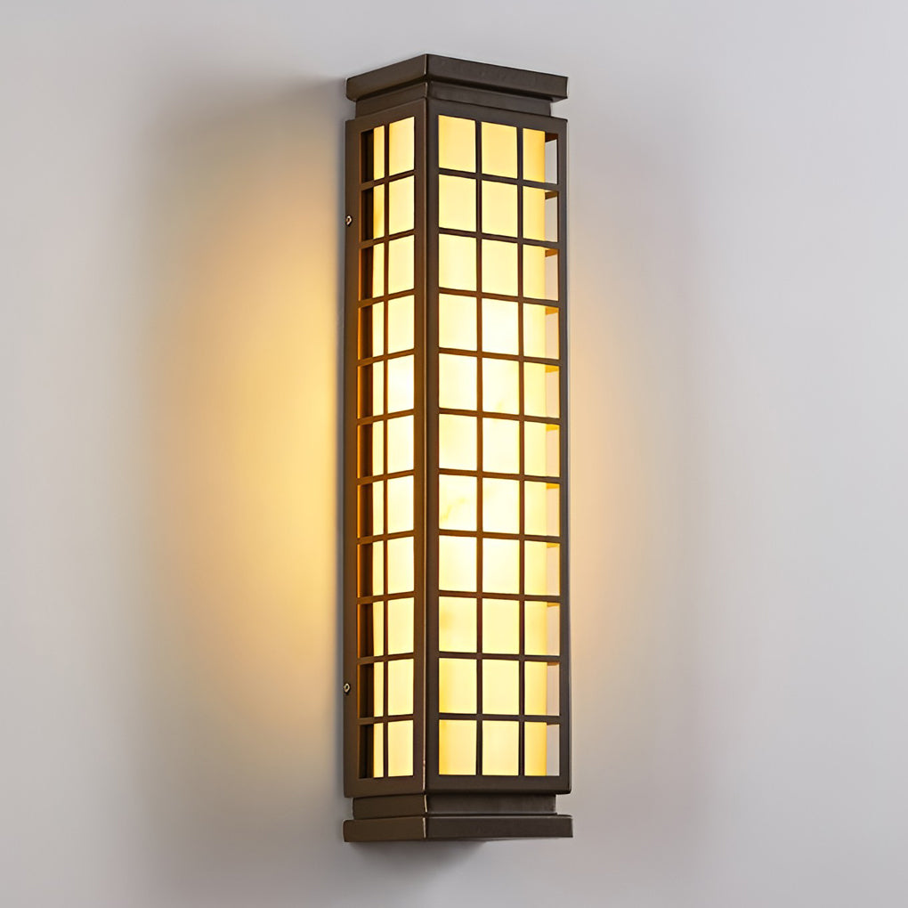 Classic Rectangular T5 Waterproof Vintage Wall Sconce