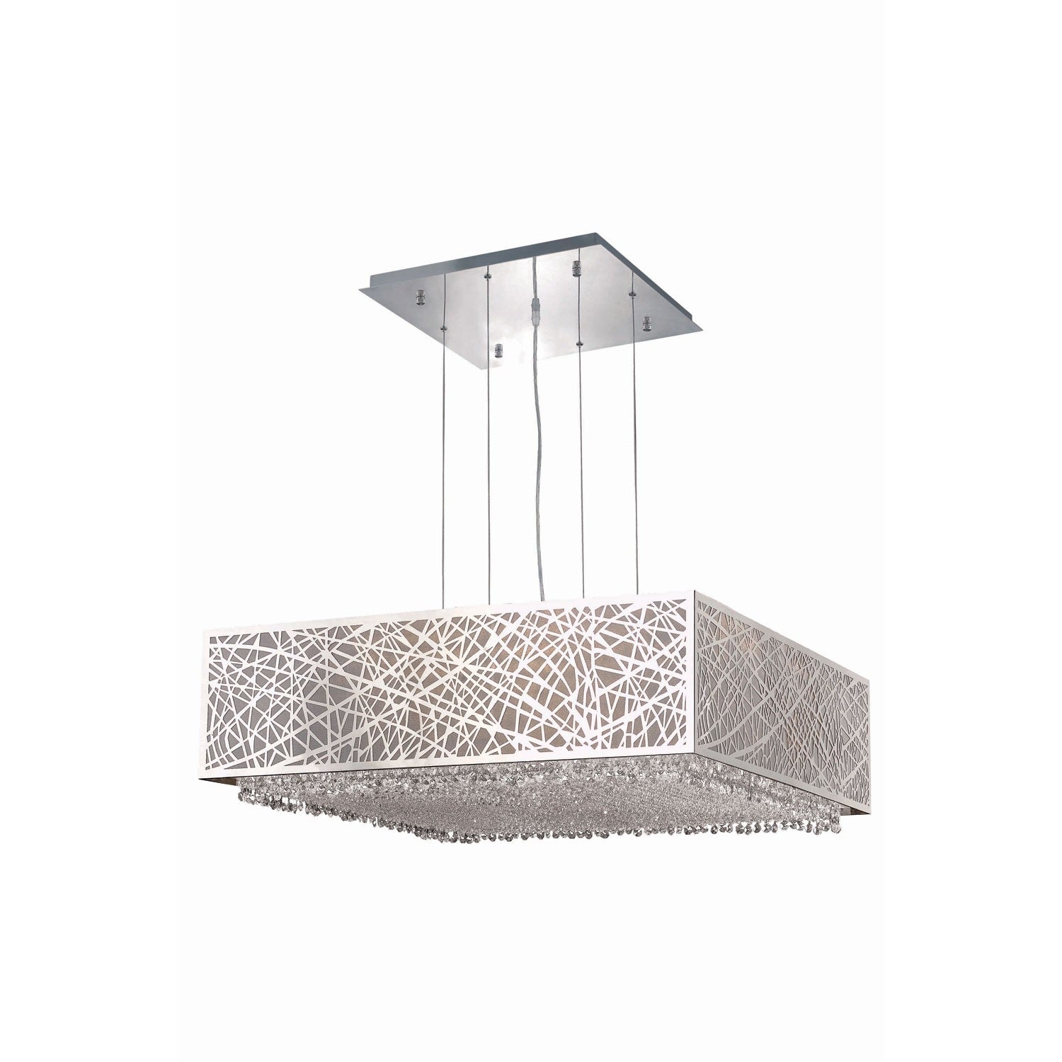 crystal pendant light shown as a main product image for dining areas