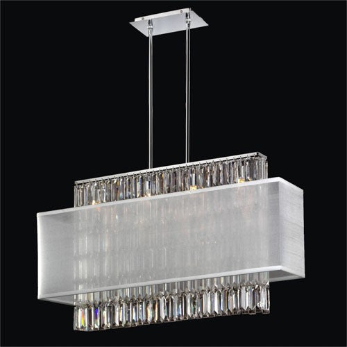 Reflections Crystal Four-Light Island Pendant