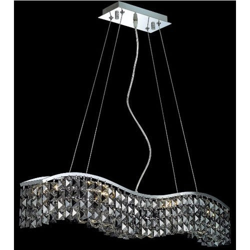 Contour Chrome Six-Light 5-Inch Island Pendant