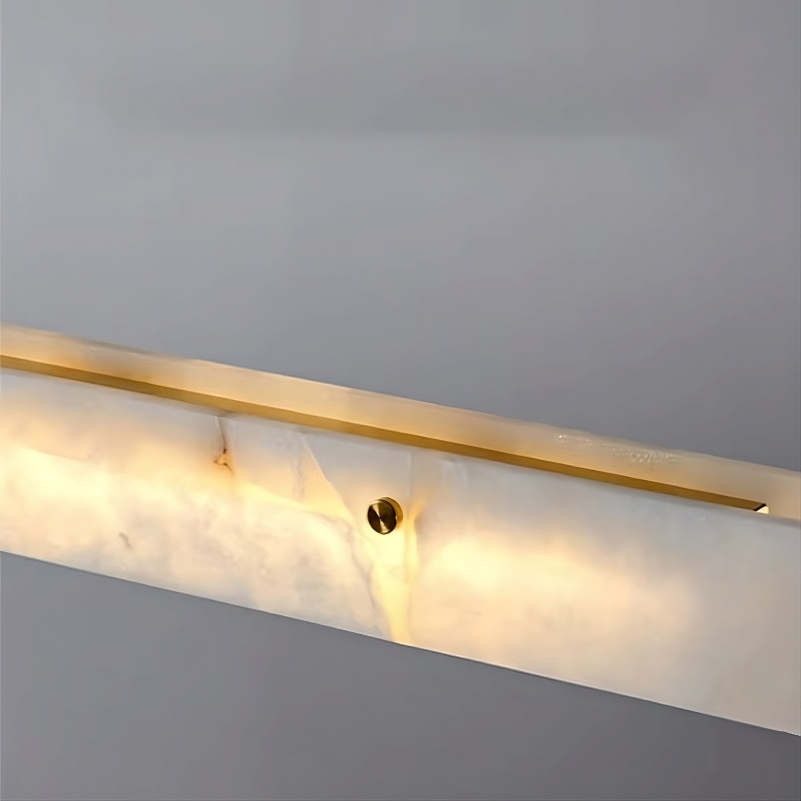 60" Natural Marble Dining Room Light Fixture Chandelier