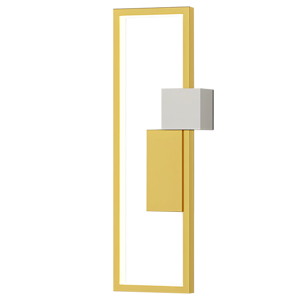Rectangular Three-color Light LED Nordic Wall Sconce