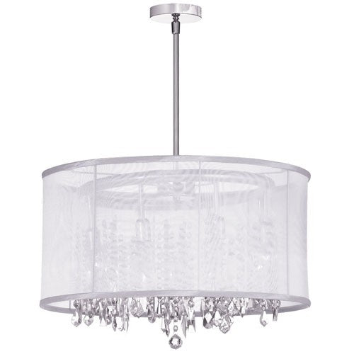 crystal pendant light shown as a main product image for entryways