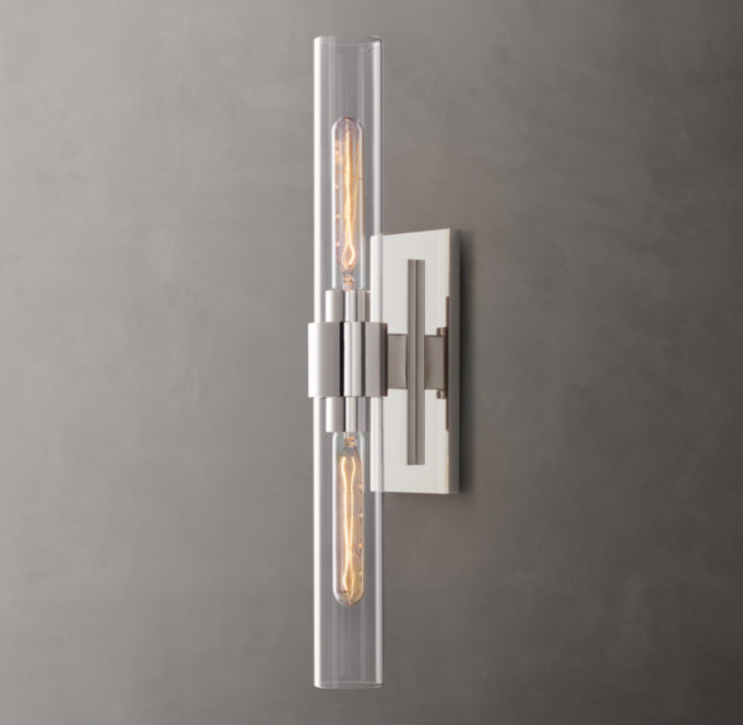 Ravelle Linear Wall Light, Bathroom Wall Sconce, detail 24