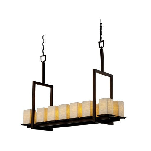 Limoges Montana 14-Light Dark Bronze Tall Chandelier