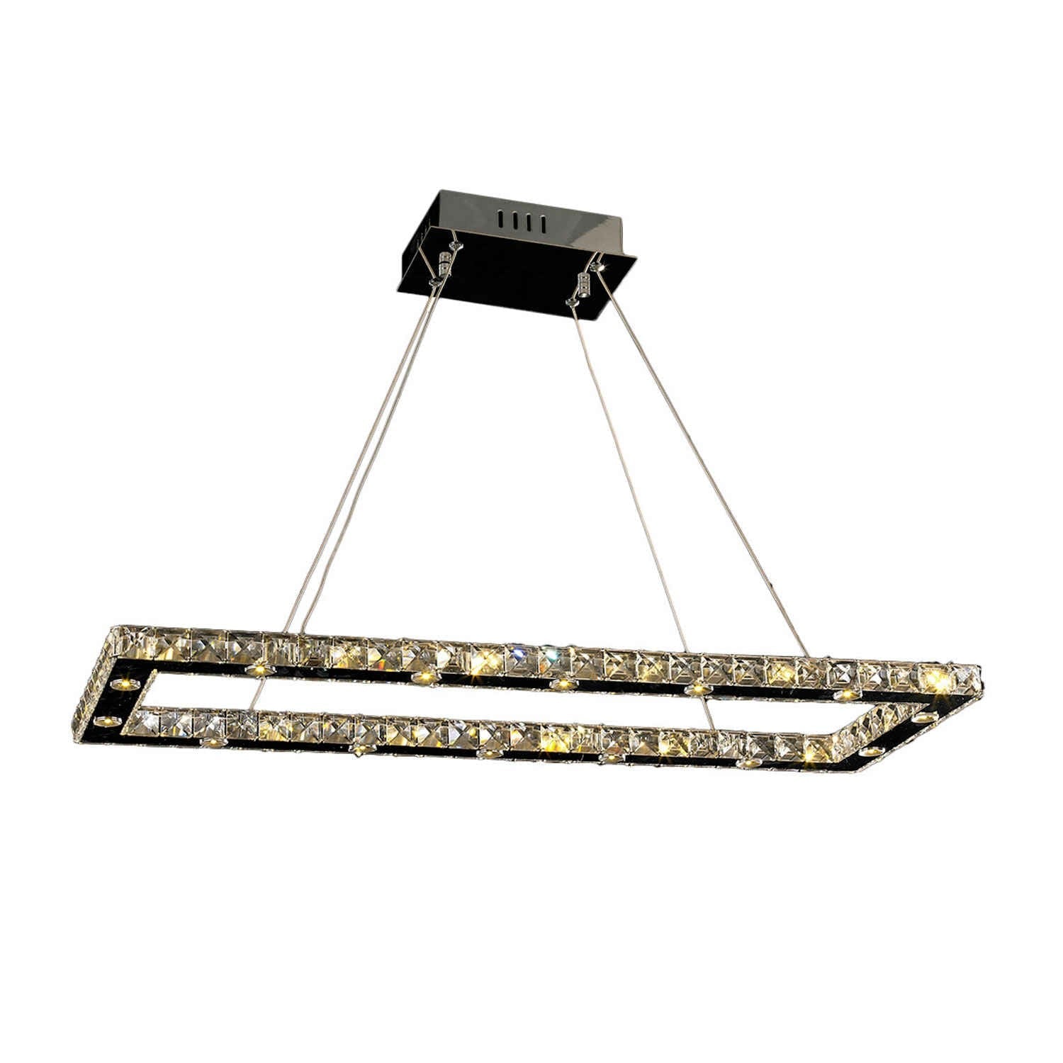 Corp Galaxy Polished Chrome Twenty-Eight Pendant Light