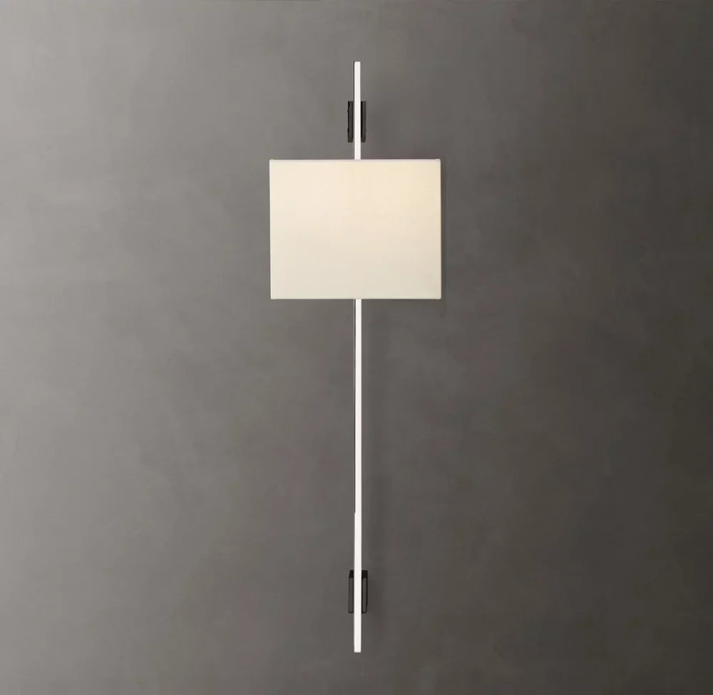 Vela Box Bar Sconce - Box Shade, Bedroom Wall Sconce, detail 17