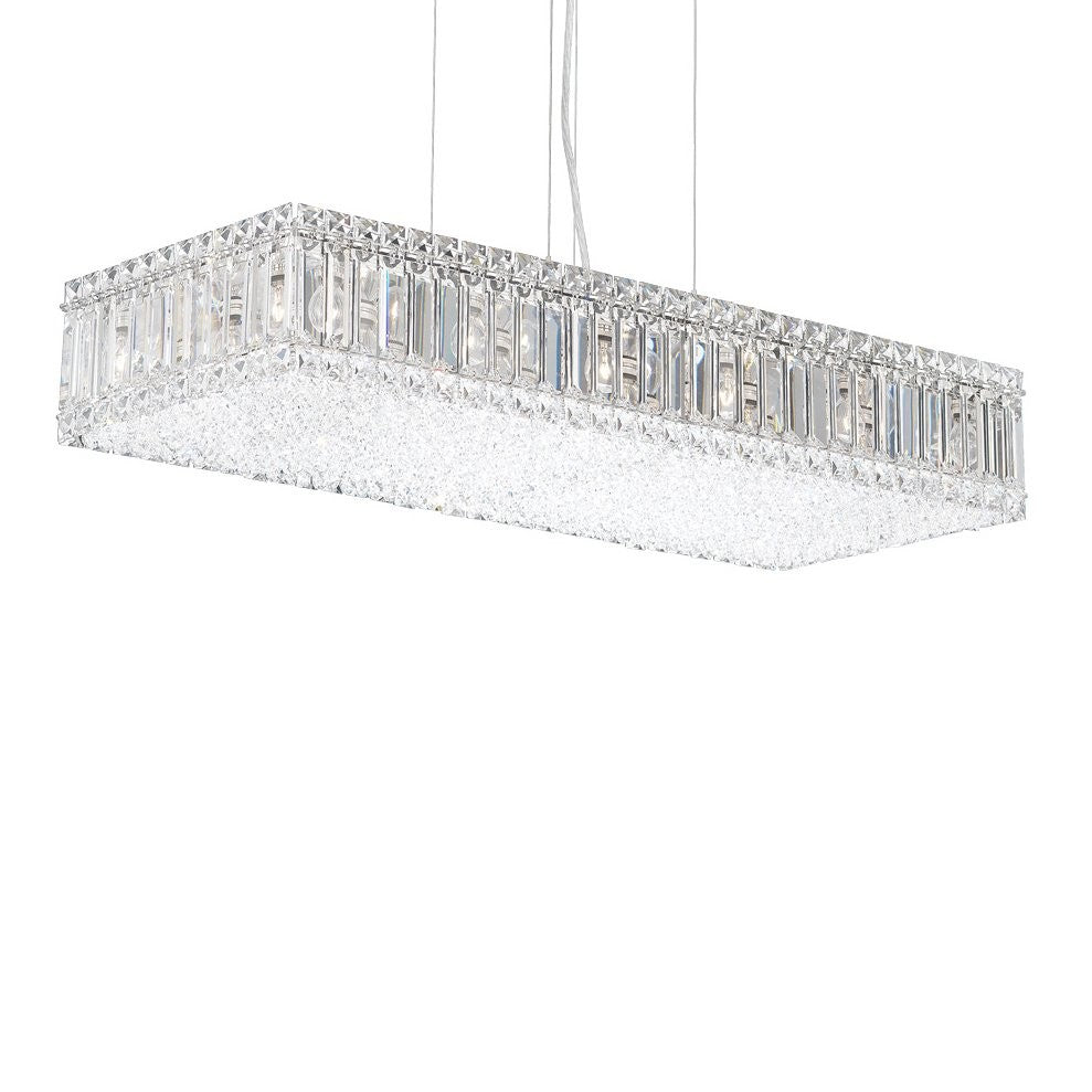 Contemporary Crystal Chandelier in Polished Chrome