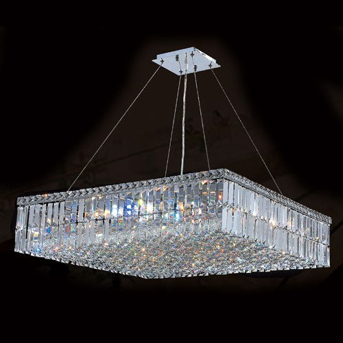 Corp Cascade 12-Light Chrome Chandelier