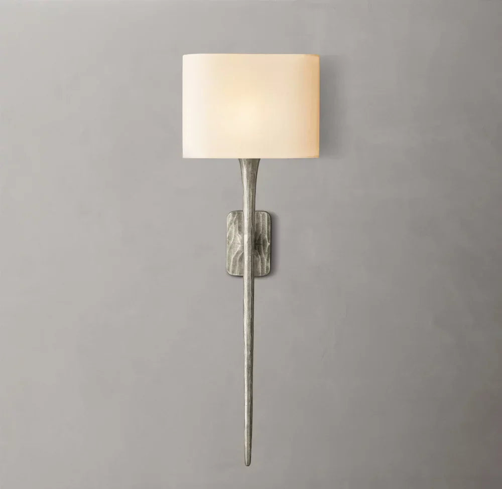 Thaddeus Grand Shaded Wall Light, Bathroom Wall Sconce, detail 13