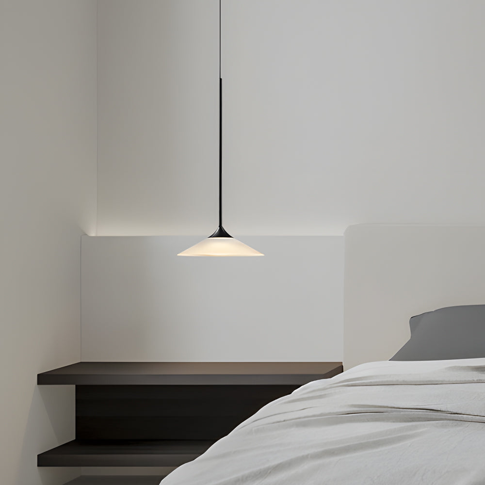 1-Light 5W LED Mini Cone Pendant Light with Acrylic