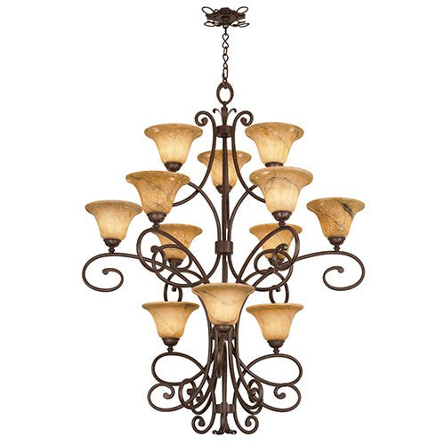 crystal chandelier shown as a main product image for open living spaces