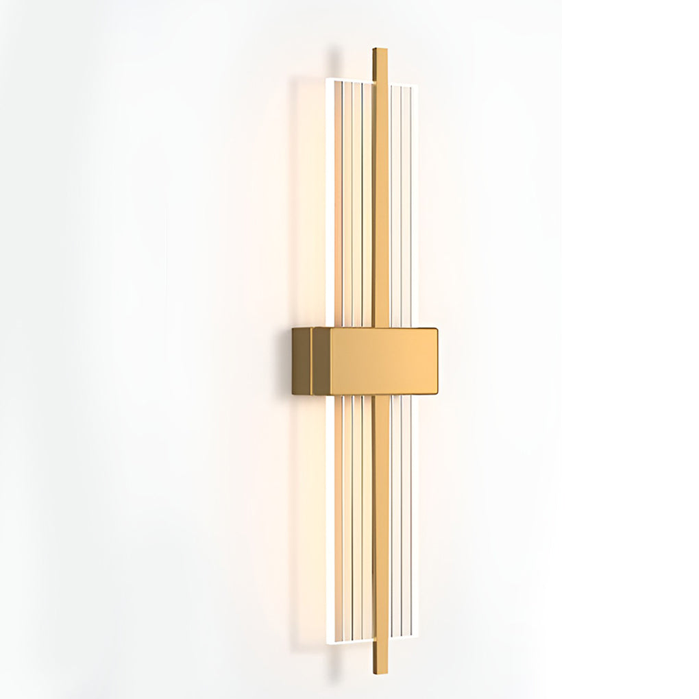 Creative Rectangle Warm Light Postmodern Wall Light Wall Fixtures Lighting, Bedroom Wall Sconce, detail 6