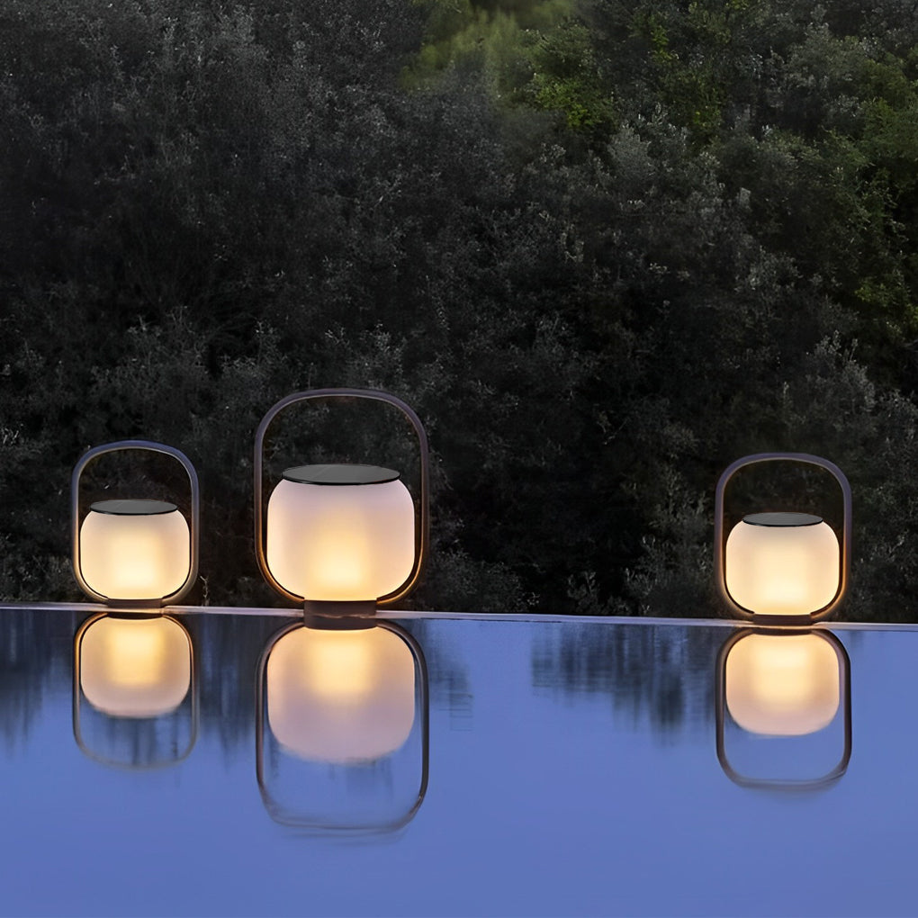 Waterproof Portable LED Solar Outdoor Table Lamp