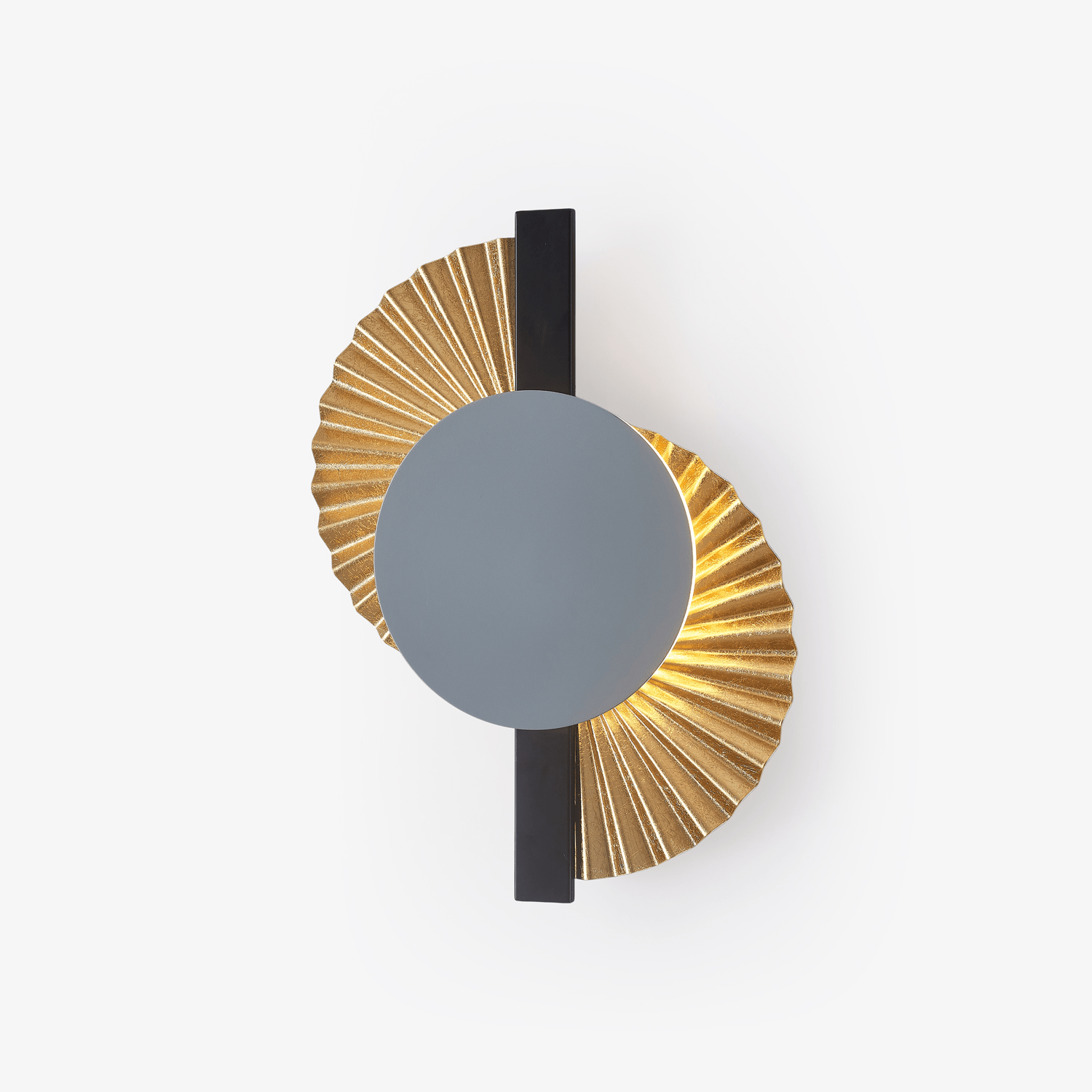 Gilded Fan Wall Sconce