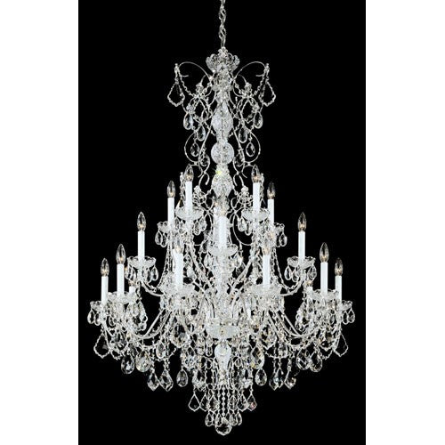 Century Silver 20-Light Clear Heritage Chandelier