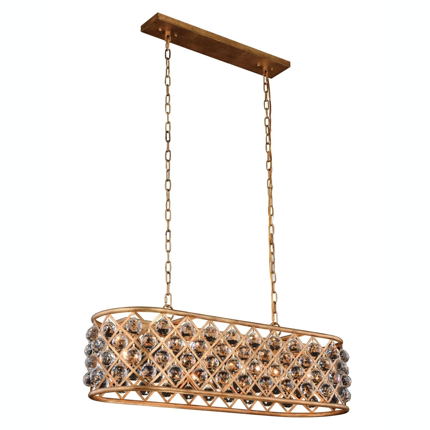 Madison Golden Iron 40-Inch Six-Light Pendant