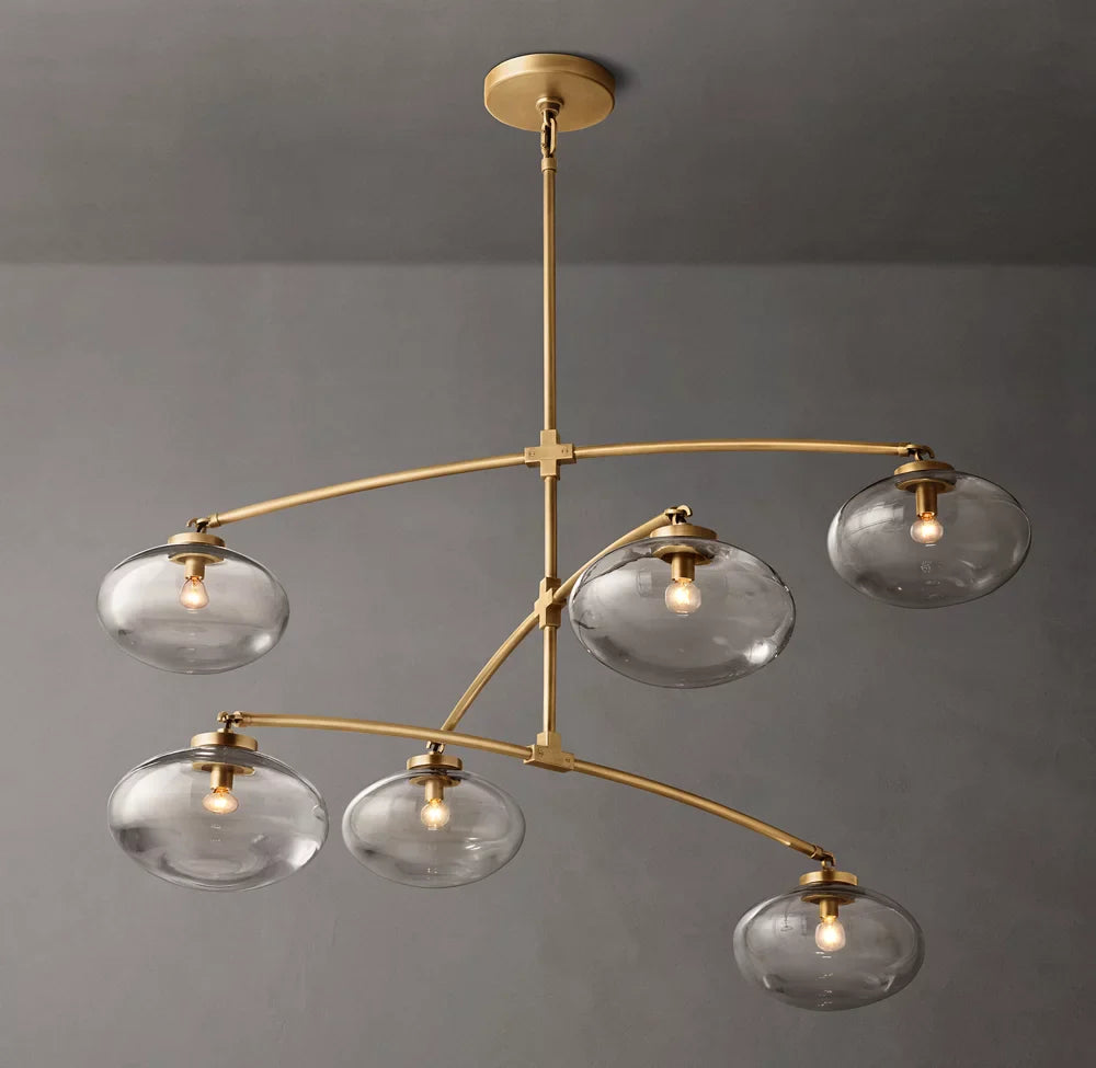 Chandelier detail image with finish, structure, and proportion visible