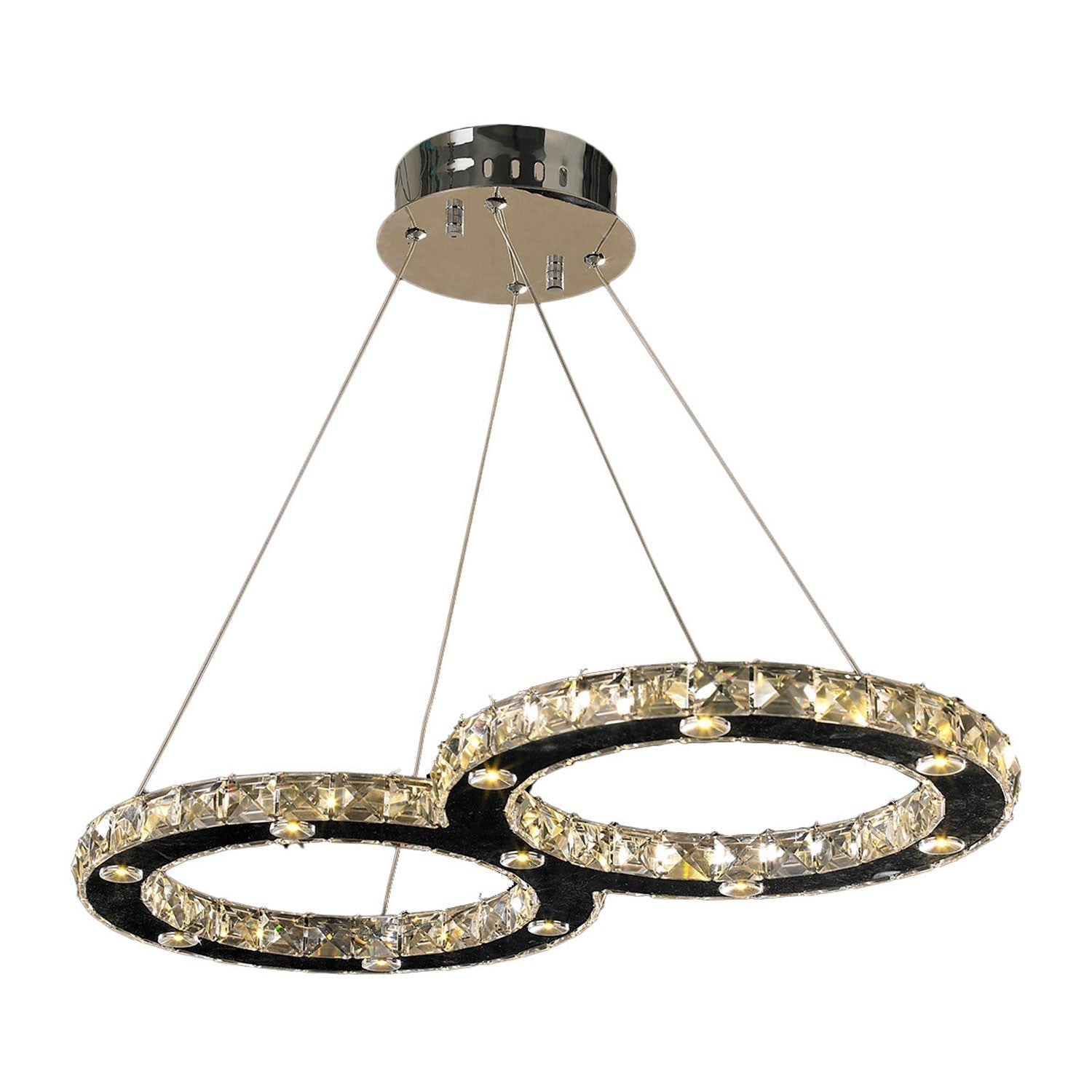 Corp Galaxy Polished Chrome Twenty-Two Pendant Light