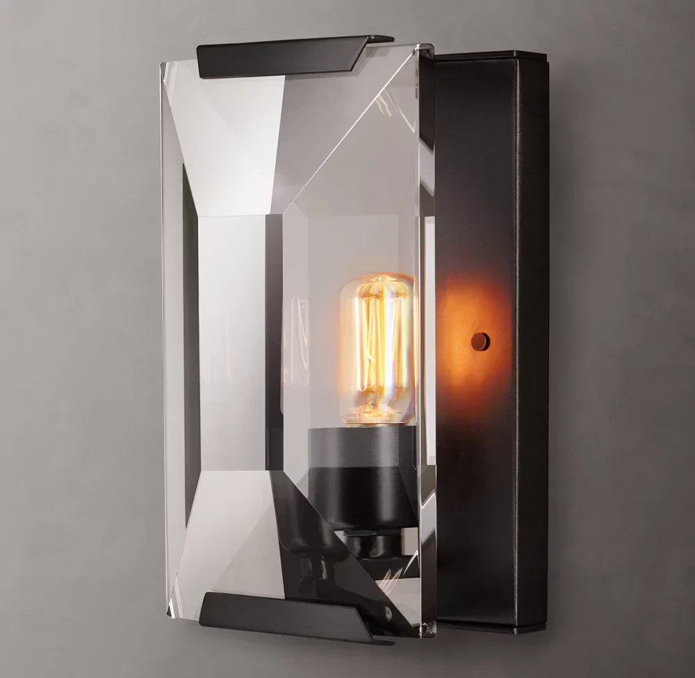Harlow Crystal Wall Light, Bedroom Wall Sconce, detail 3