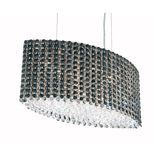 Stainless Steel Nine-Light Jaguar X Pendant Light