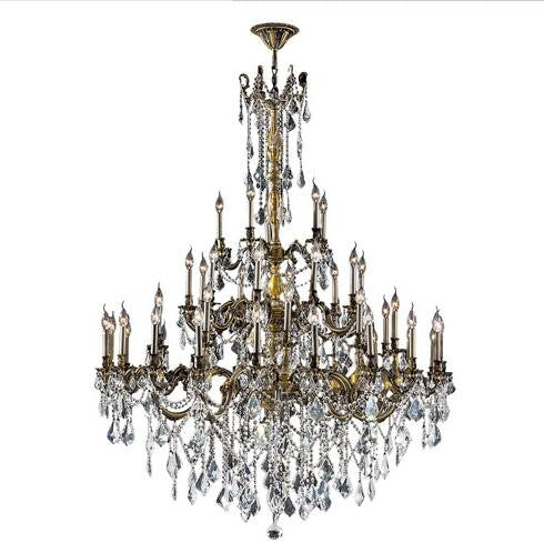 Bronze Forty-Five-Light Chandelier