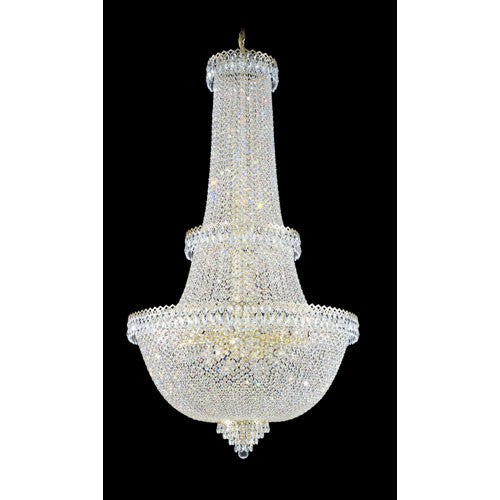 Razzle Dazzle Gold 57-Light Clear Gemcut Pendant