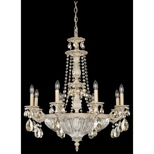 Milano Provincial Gold 12-Light Golden Chandelier