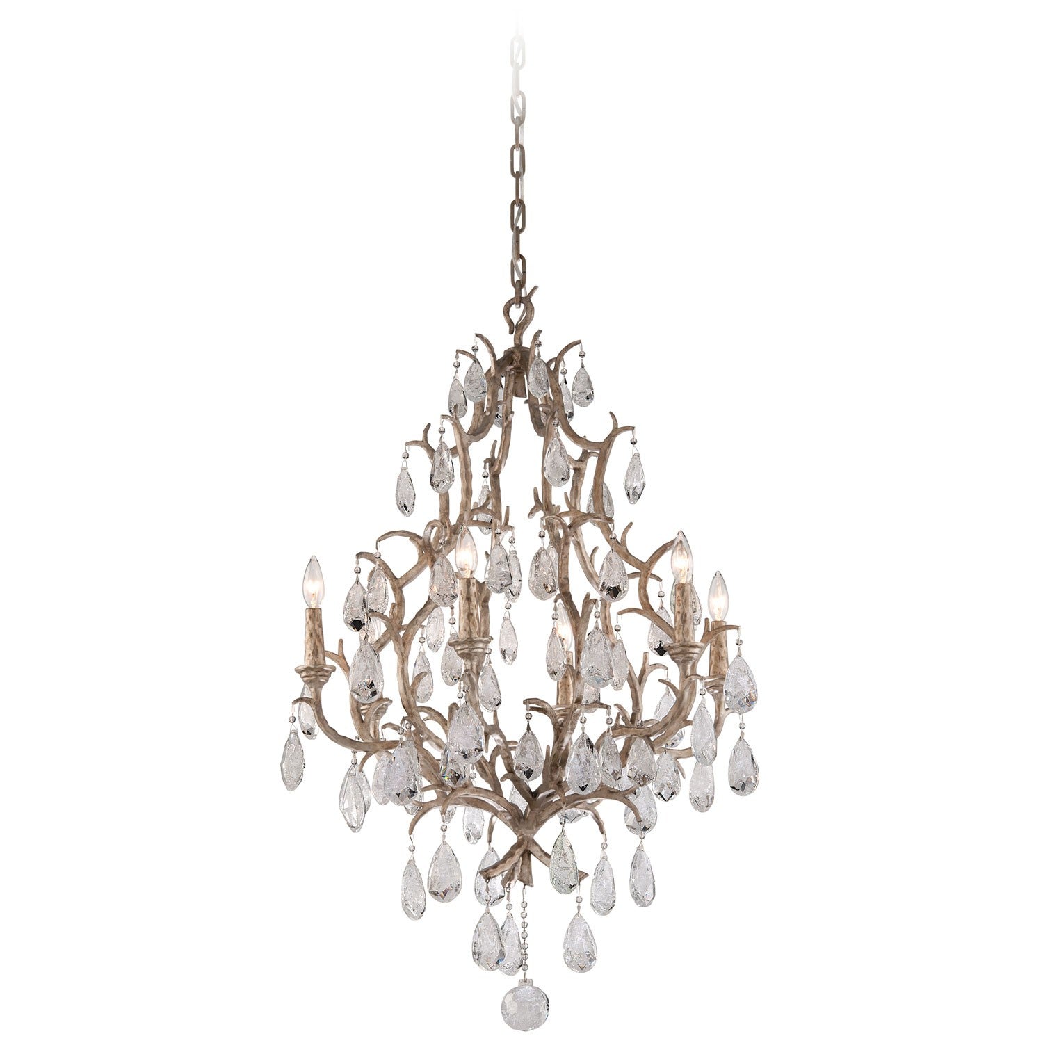 Amadeus Vienna Bronze Six-Light Chandelier with Italian