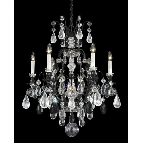 Renaissance Jet Black Seven-Light Jet Black Chandelier