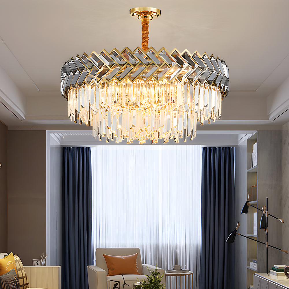 LED Dimmable Dining Room Crystal Chandelier