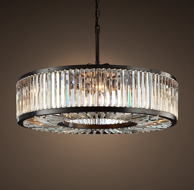 Lights Luxurious Round Crystal Chandelier